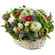 basket of chrysanthemums and roses. Bahamas